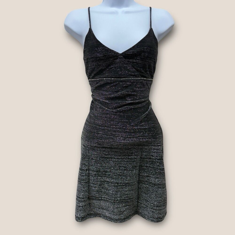 Vintage Babydoll Mini Dress Womens M Shimmer Hoco Whimsigoth Grunge Fairy Y2k